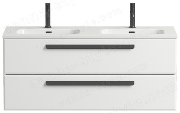Тумба с раковиной Cezares Eco-cer-n 00-00017274 121x51 подвесная, белая глянцевая 121x51 подвесная, белая глянцевая
