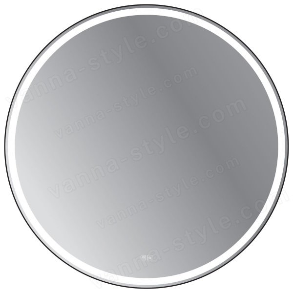 Зеркало с подсветкой Cezares Cadro CZR-SPC-CADRO-1000-LED-TCH-WARM 100.7x100.7, черный 100.7x100.7, черный