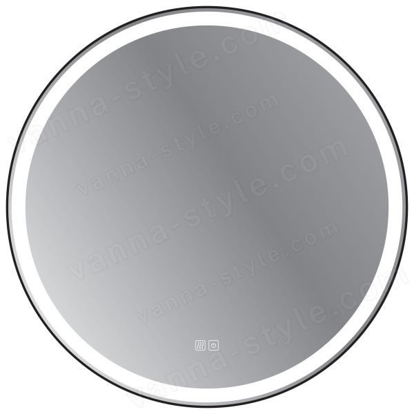 Зеркало с подсветкой Cezares Cadro CZR-SPC-CADRO-700-LED-TCH-WARM 70.7x70.7, черный 70.7x70.7, черный
