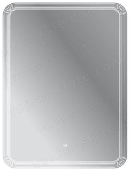 Зеркало с подсветкой Cezares Duet CZR-SPC-DUET-600-800-LED-TCH 60x60.7 60x60.7