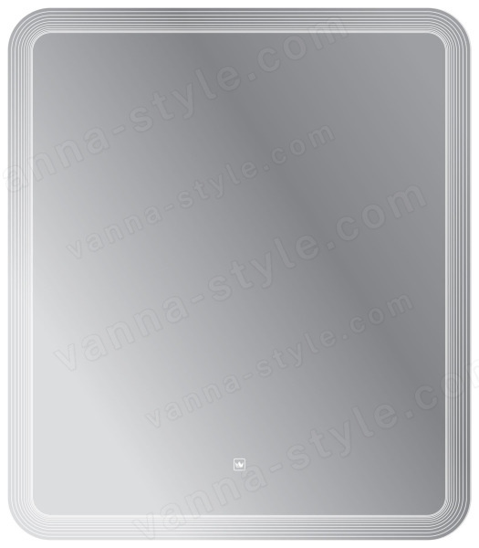 Зеркало с подсветкой Cezares Duet CZR-SPC-DUET-700-800-LED-TCH 70x80 70x80