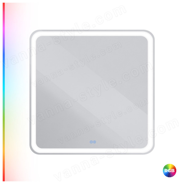 Зеркало с подсветкой Cezares CZR-SPC-MC-800-800-RGB-TCH 80x80 80x80