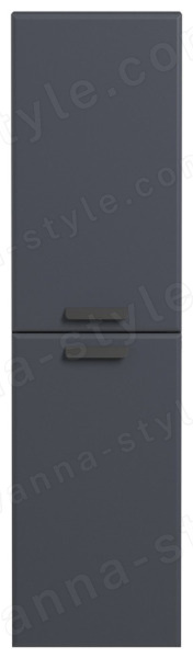 Шкаф-пенал Cezares Eco ECO-1500-2A-SC-GR-P 40x150, графит 40x150, графит