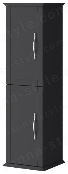 Шкаф-пенал Cezares Tiffany 54964 34x114, черный графит 34x114, черный графит