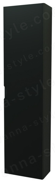 Шкаф-пенал Cezares Idra 55822 35x140, черный матовый 35x140, черный матовый