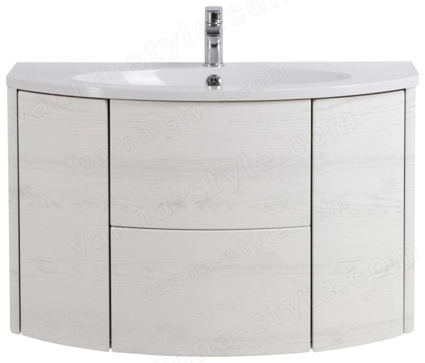 Тумба с раковиной Cezares Eden 00-00014014 91x52 подвесная, белый ясень 91x52 подвесная, белый ясень