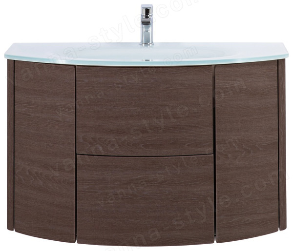 Тумба с раковиной Cezares Eden 00-00014018 91x52 подвесная, дуб затемненный 91x52 подвесная, дуб затемненный