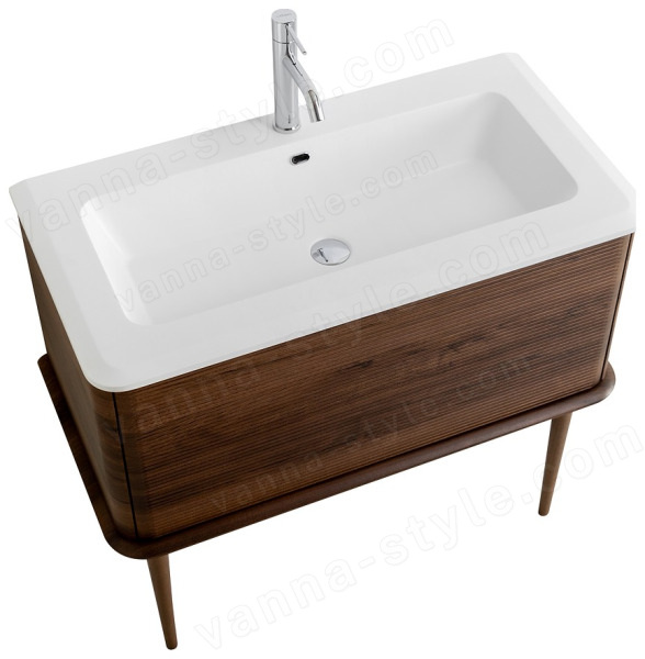 Тумба с раковиной Cezares Idra 00-00018413 98x44 подвесная, дуб табачный 98x44 подвесная, дуб табачный