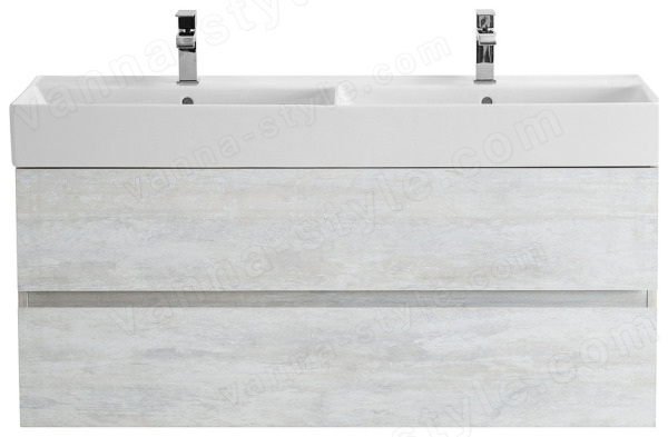 Тумба с раковиной Cezares Molveno 46 00-00012012 120x62 подвесная, светлое дерево 120x62 подвесная, светлое дерево
