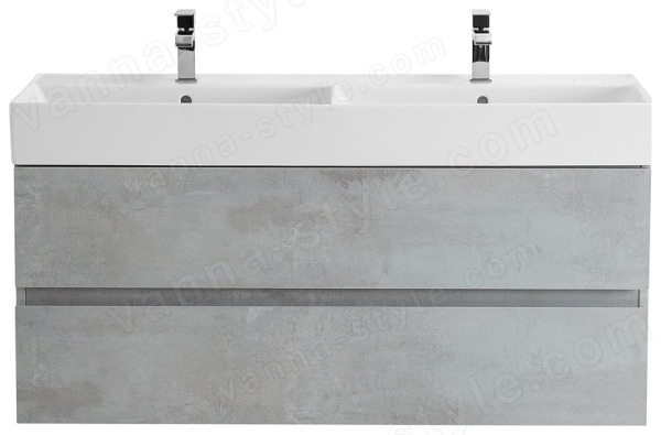 Тумба с раковиной Cezares Molveno 46 00-00012014 120x62 подвесная, бетон 120x62 подвесная, бетон