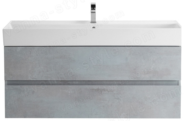 Тумба с раковиной Cezares Molveno 46 00-00012036 120x62 подвесная, бетон 120x62 подвесная, бетон