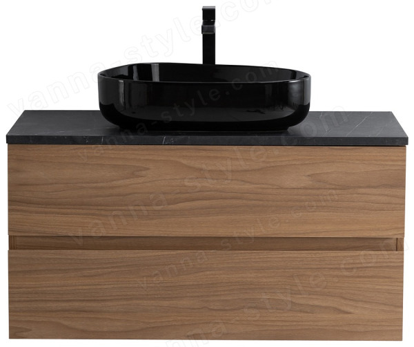 Тумба с раковиной Cezares Molveno 46 00-00012901 100x52 подвесная, светлый орех 100x52 подвесная, светлый орех