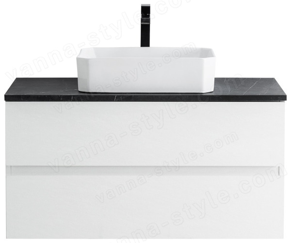 Тумба с раковиной Cezares Molveno 46 00-00012903 100x52 подвесная, белый лед 100x52 подвесная, белый лед