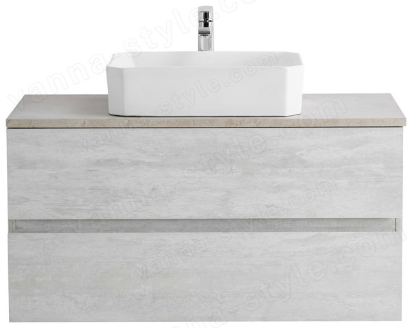 Тумба с раковиной Cezares Molveno 46 00-00012904 100x52 подвесная, светлое дерево 100x52 подвесная, светлое дерево
