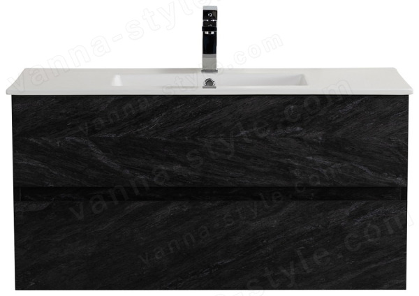 Тумба с раковиной Cezares Molveno 46 00-00018018 101x51 подвесная, антрацит 101x51 подвесная, антрацит