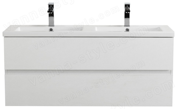Тумба с раковиной Cezares Molveno 46 00-00018031 121x53 подвесная, белый лед 121x53 подвесная, белый лед