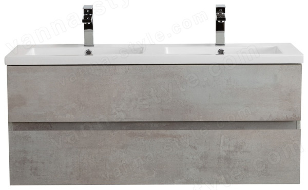 Тумба с раковиной Cezares Molveno 46 45705 121x53 подвесная, бетон 121x53 подвесная, бетон