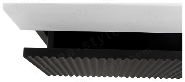Тумба с раковиной Cezares Premium 00-00013906 91x36 подвесная, черная матовая 91x36 подвесная, черная матовая