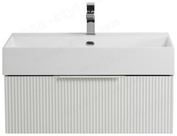 Тумба с раковиной Cezares Premium 00-00013925 71x36 подвесная, белая матовая 71x36 подвесная, белая матовая