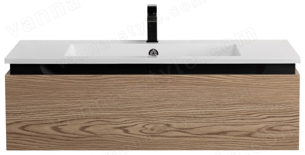 Тумба с раковиной Cezares Slider 00-00017106 100x31 подвесная, дуб тангент 100x31 подвесная, дуб тангент