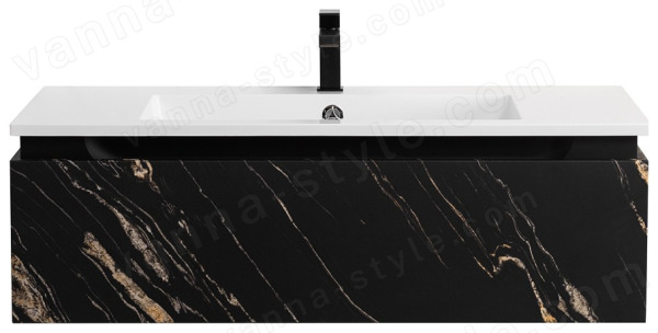 Тумба с раковиной Cezares Slider 00-00017108 100x31 подвесная, черный фьюжн 100x31 подвесная, черный фьюжн