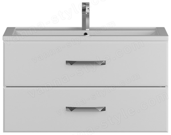 Тумба с раковиной Uperwood Foster 291020532 90x45 подвесная, белая 90x45 подвесная, белая