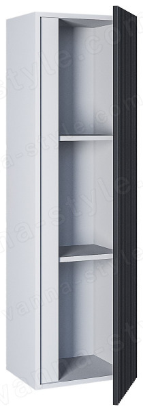 Шкаф-пенал Uperwood Next Premium 2950205311 35x120, белый/графит 35x120, белый/графит