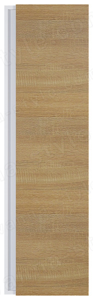 Шкаф-пенал Uperwood Barsa 293020529 35x120, белый/дуб сонома 35x120, белый/дуб сонома