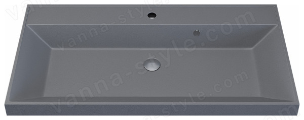 Раковина Uperwood Classic Quartz 291030010 90x45, серая матовая, бетон 90x45, серая матовая, бетон