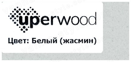 Раковина Uperwood Lotus Quartz 29192034 100x50, белая матовая, жасмин 100x50, белая матовая, жасмин