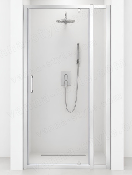 Душевая дверь Cezares MOLVENO MOLVENO-BA-11-80+20-C-Cr-IV 100x195 распашная, профиль хром