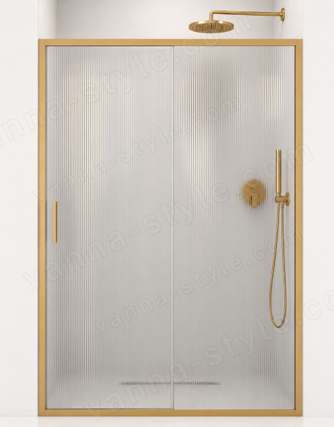 Душевая дверь Cezares MOLVENO MOLVENO-BF-1-120-P-BORO 120x195 раздвижная, профиль матовое зо