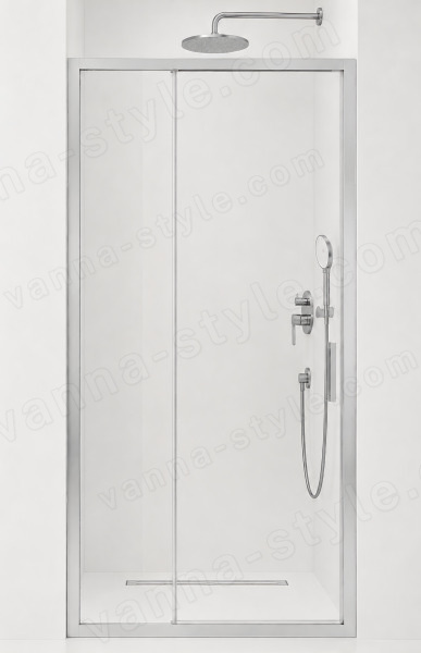 Душевая дверь Cezares MOLVENO MOLVENO-BF-3-120-C-Cr-IV 120x195 раздвижная, профиль хром