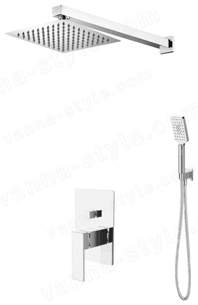 Душевая система BelBagno ROM-DSET-CRM, цвет хром, цвет хром