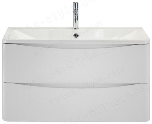 Тумба под раковину BelBagno Acqua ACQUA-1000-2C-SO-BL 100x45 подвесная, Белый глянцевый (Bianco Lu