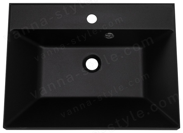Раковина из искусственного камня BelBagno BB600/450-LV-ART-AST-NERO