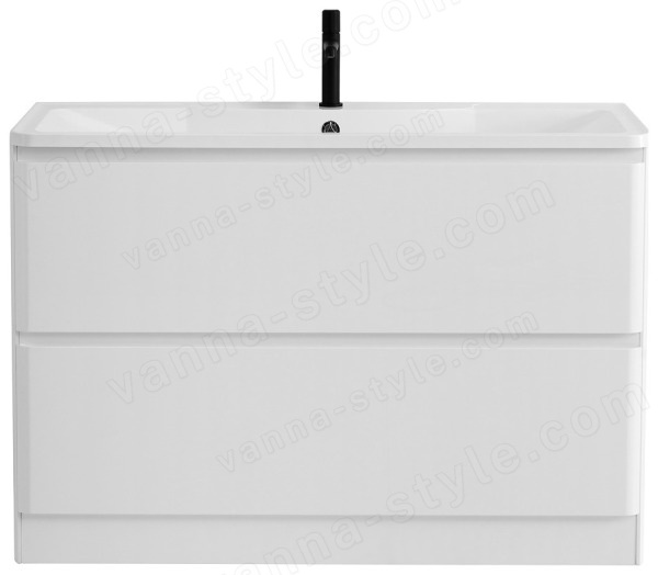 Тумба под раковину BelBagno Albano ALBANO-1200-2C-PIA-BL 120x45 напольная, Белый глянцевый (Bianco