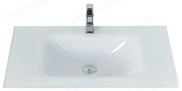 Стеклянная раковина BelBagno BB910/465-LV-VTR-BL