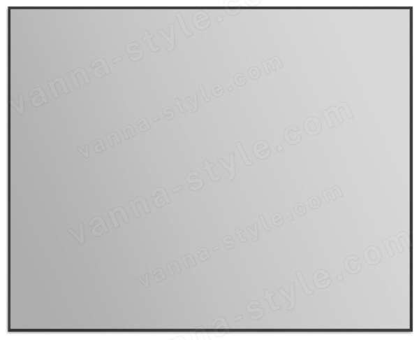 Зеркало BelBagno SPC-AL-1000-800 Nero 100x80, черный