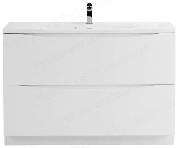 Тумба под раковину BelBagno Marino MARINO-1200-2C-PIA-BL-P 120x45 напольная, Белый глянцевый (Bian