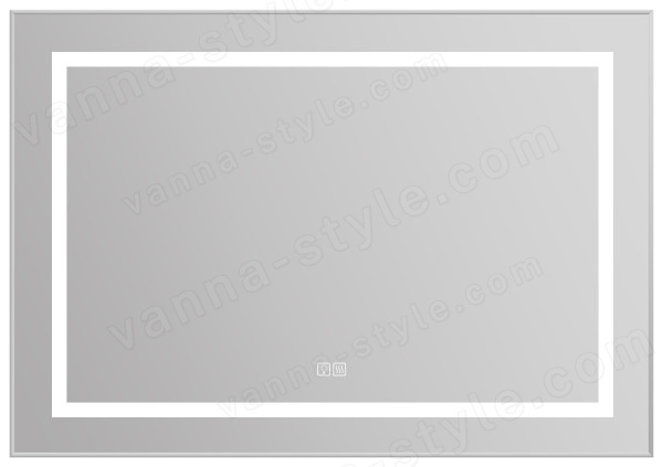 Зеркало с подсветкой BelBagno KRAFT SPC-KRAFT-985-685-TCH-WARM 98.5x68.5, сатин