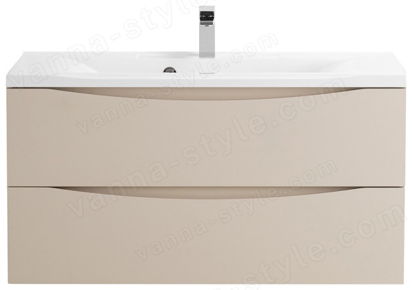 Тумба под раковину BelBagno Marino MARINO-1000-2C-SO-CO-P 100x45 подвесная, Бежевый матовый (Crema