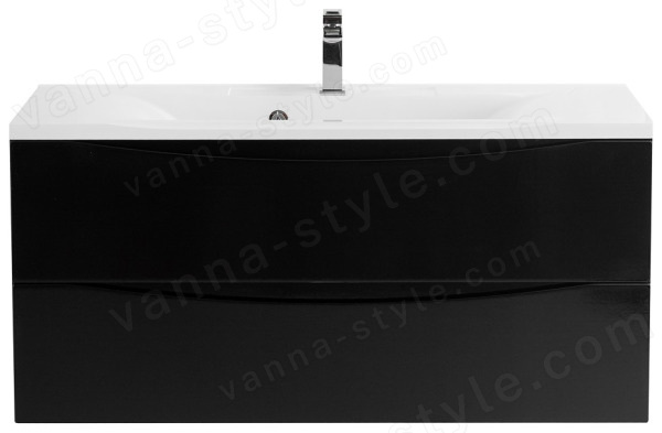 Тумба под раковину BelBagno Marino MARINO-1200-2C-SO-NL-P 120x45 подвесная, Черный глянцевый (Nero