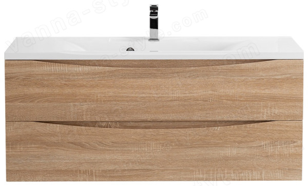 Тумба под раковину BelBagno Marino MARINO-1200-2C-SO-WO-P 120x45 подвесная, Белый дуб (Rovere Bian