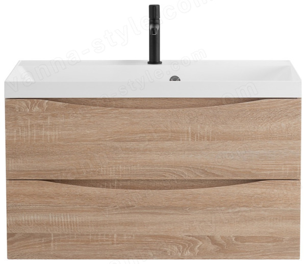 Тумба под раковину BelBagno Marino MARINO-800-2C-SO-WO-P 80x45 подвесная, Белый дуб (Rovere Bianco