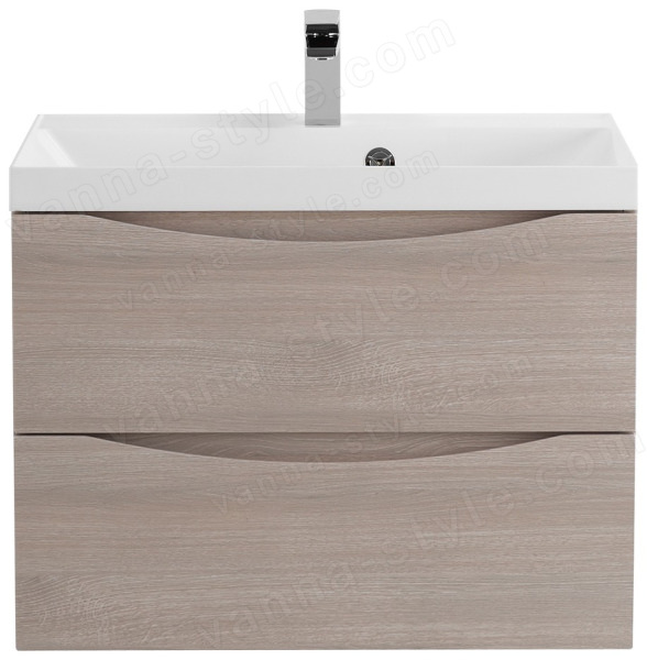 Тумба под раковину BelBagno Marino MARINO-600-2C-SO-RG-P 60x45 подвесная, Дуб серый (Rovere Grigio