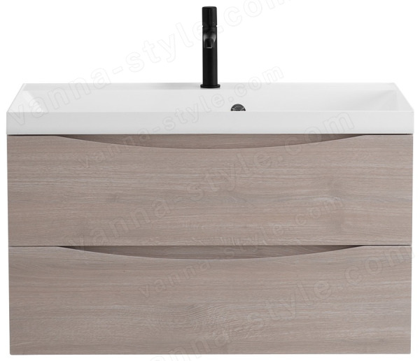 Тумба под раковину BelBagno Marino MARINO-800-2C-SO-RG-P 80x45 подвесная, Дуб серый (Rovere Grigio