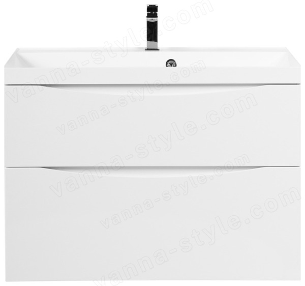 Тумба под раковину BelBagno Marino-H60 MARINO-H60-900-2C-SO-BL-P 90x45 подвесная, Белый глянцевый 