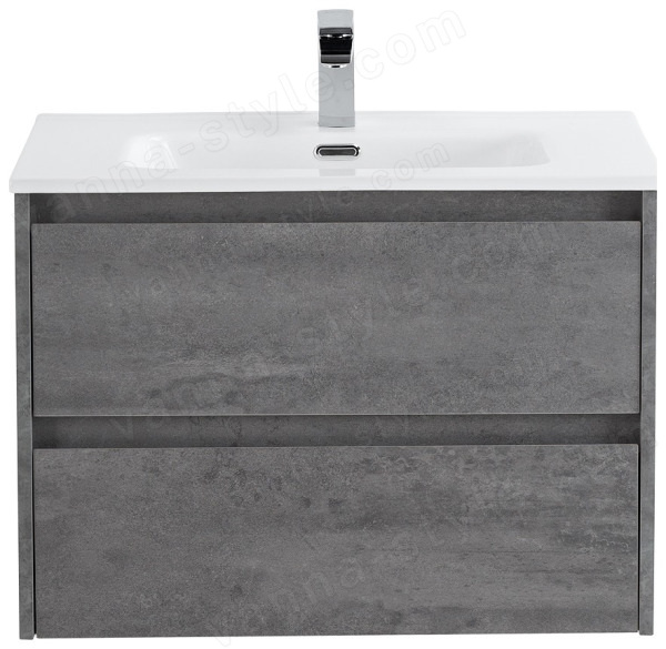 Тумба под раковину BelBagno Kraft KRAFT-700-2C-SO-CG 70x46 подвесная, Серый цемент (Cemento Grigio