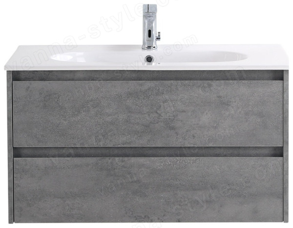 Тумба под раковину BelBagno Kraft KRAFT-800-2C-SO-CG 80x46 подвесная, Серый цемент (Cemento Grigio